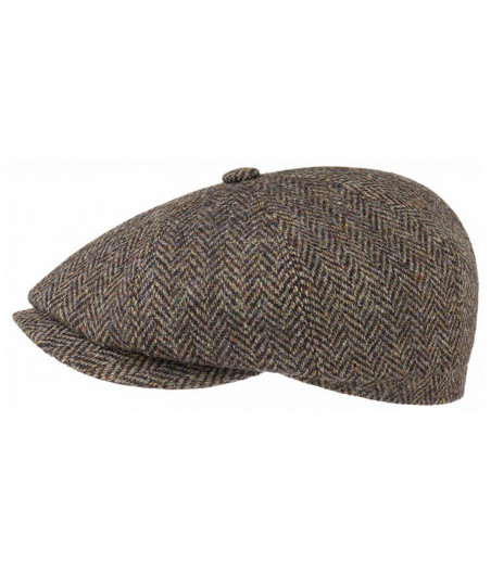 Hatteras Harris Tweed olive black Stetson